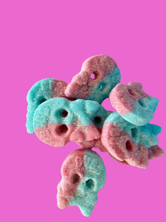 Sour bubs pink and blue swedish candy boston
