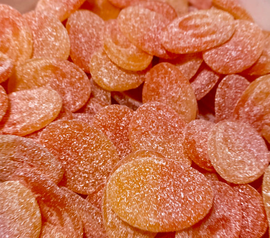 Sour Peach Oval S-Marke Swedish Candy