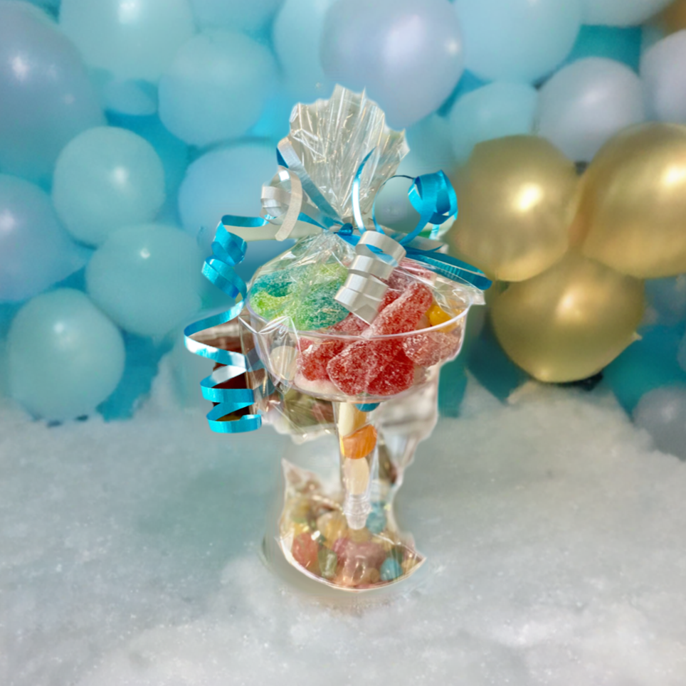 Sweet Champagne Candy Glass