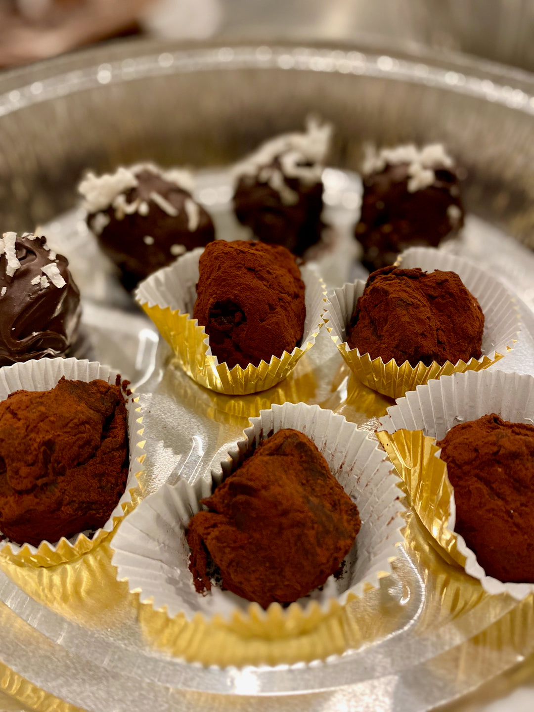 handmade truffles valrhona chocolate