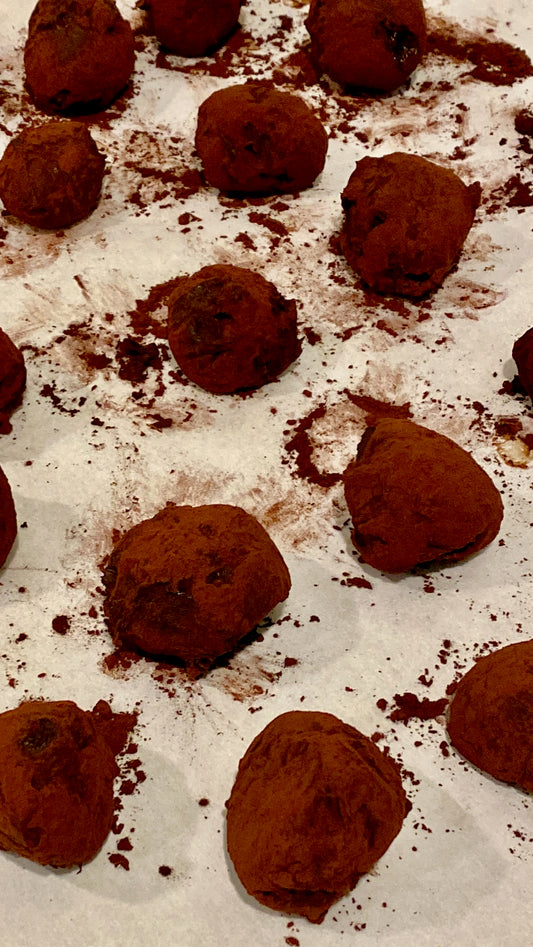 handmade truffles valrhona chocolate