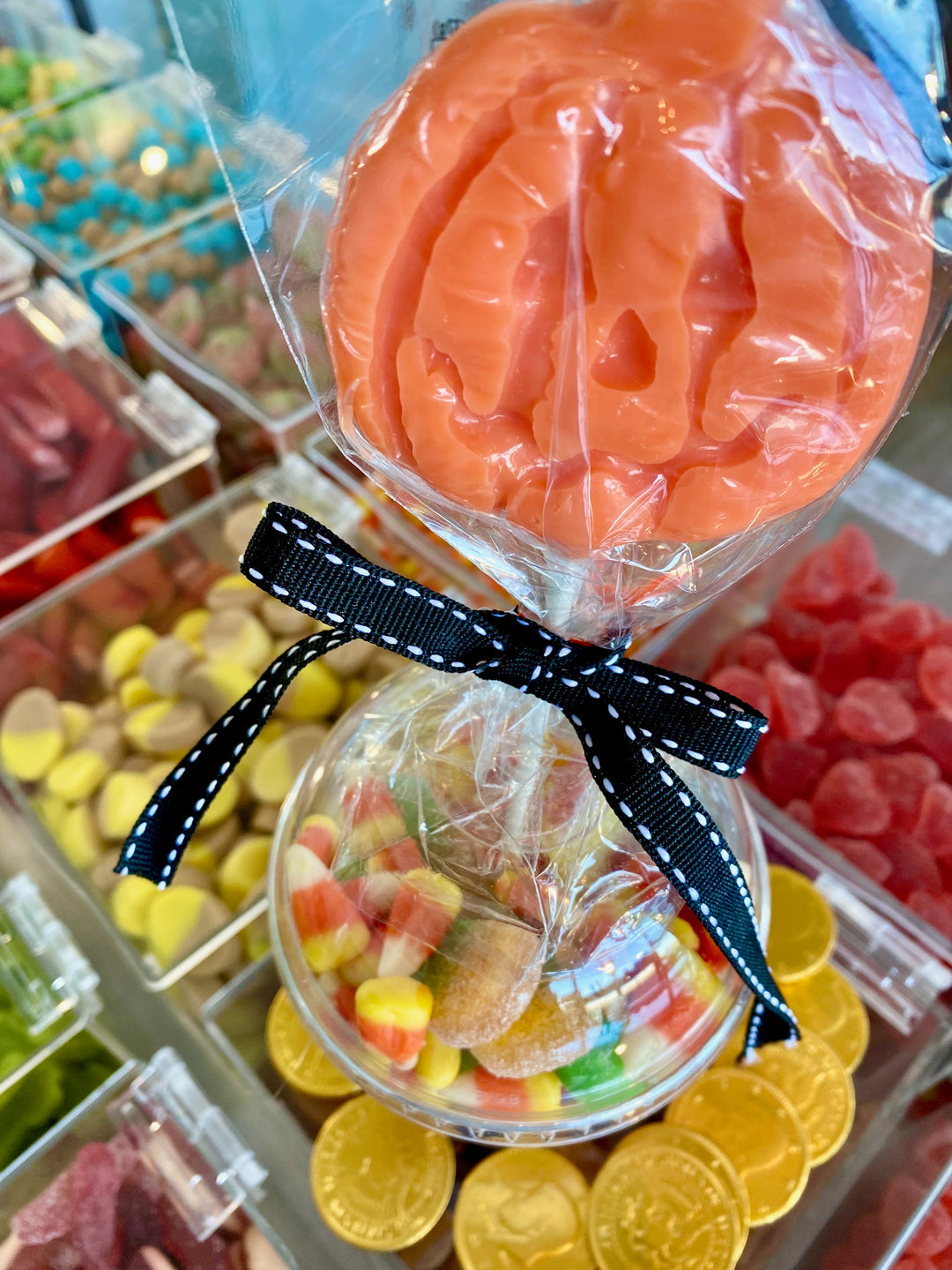 Magic Halloween Cup with a Lollipop on the top