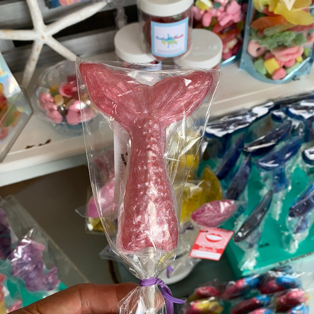 Mermaid tails lollipop