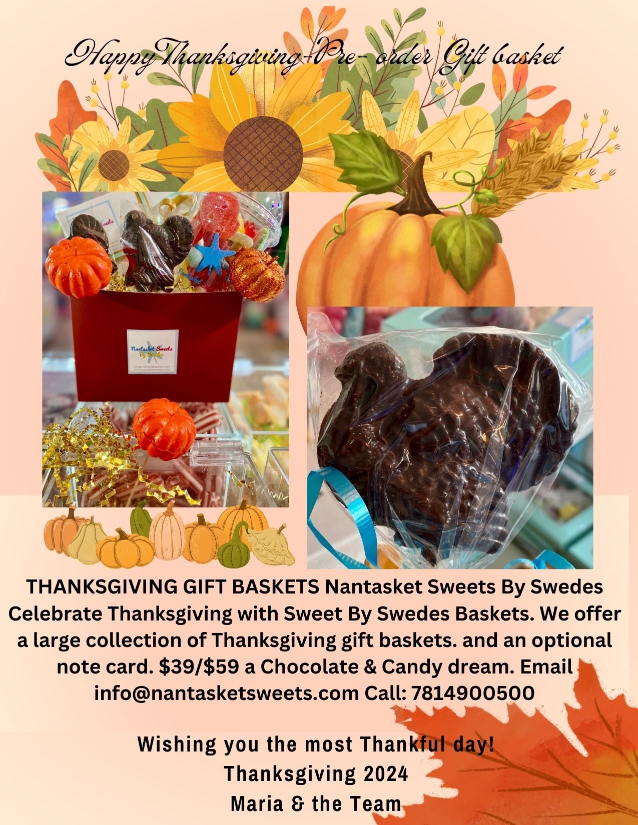 thanksgiving candy store