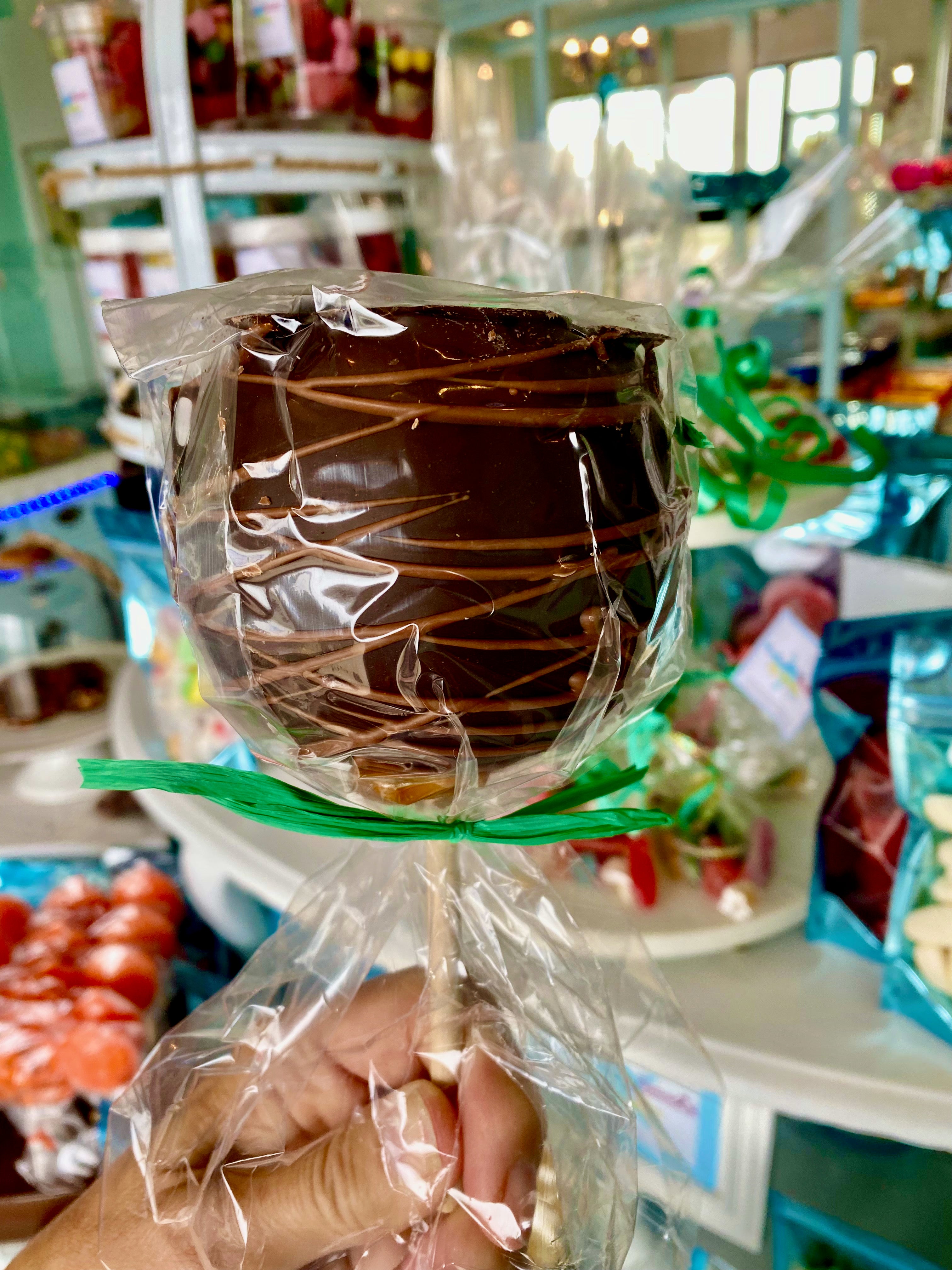 Chocolate covered caramel Apples has arrived