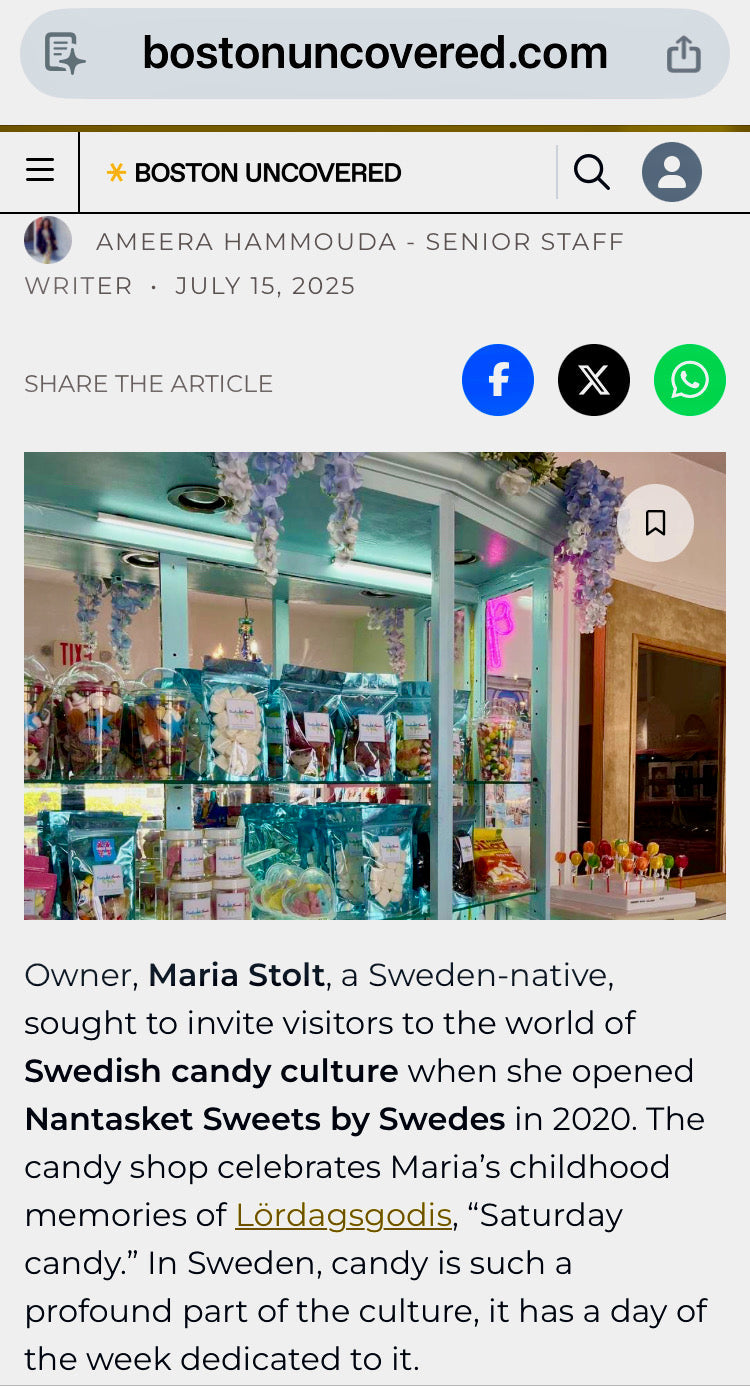 An Authentic Swedish Candy Shop in Boston!