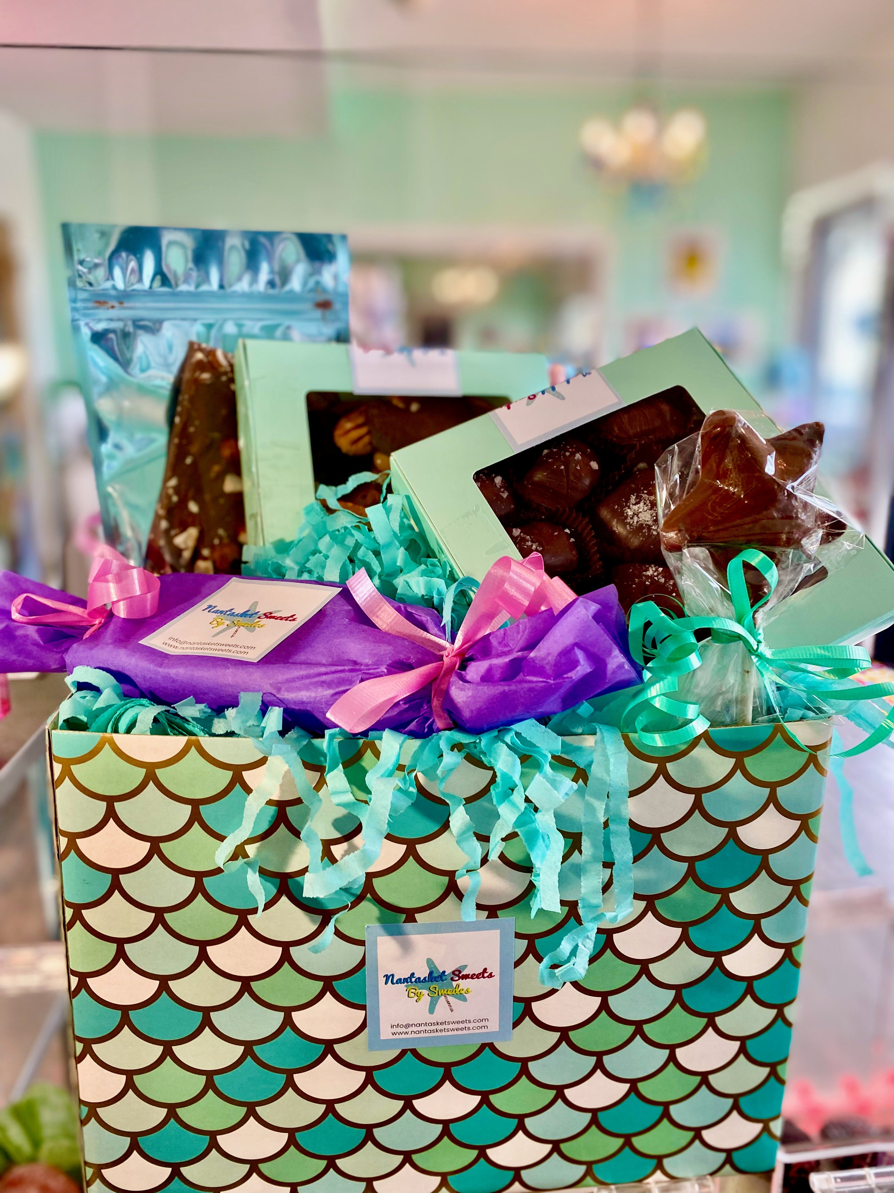 Candy on sale box basket