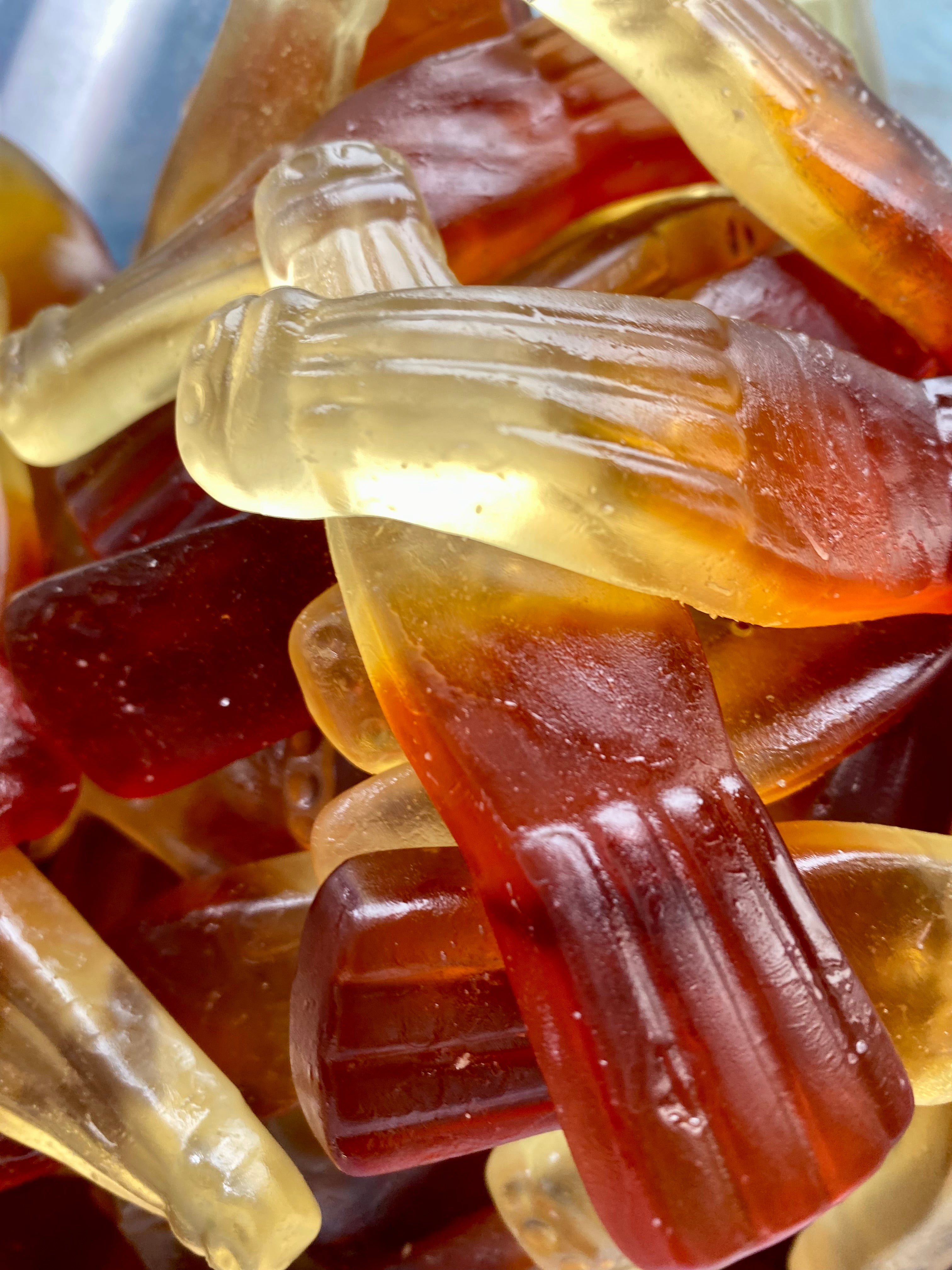 cola bottles gummy swedish candy