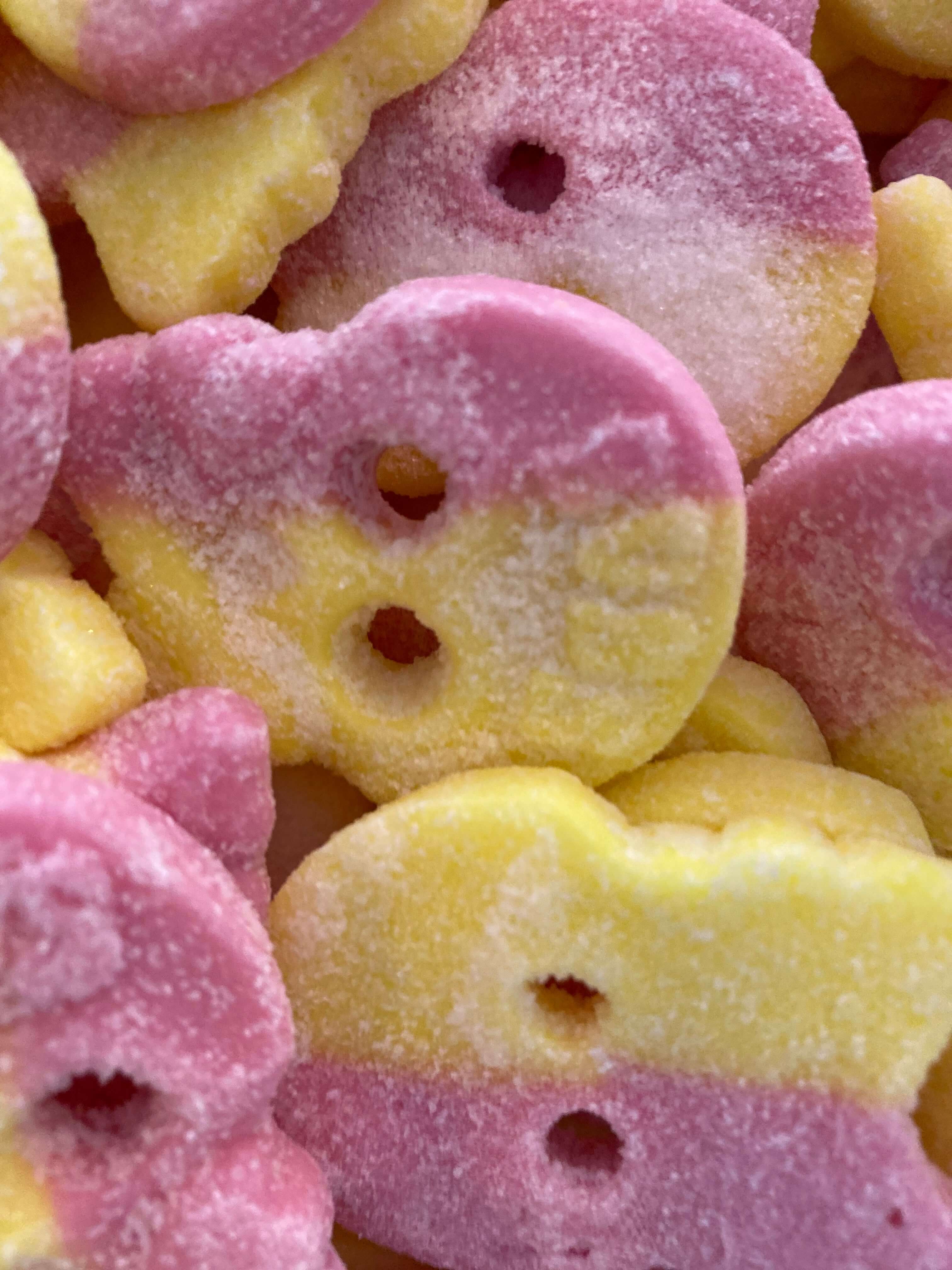 raspberry lemon sour candy bubs