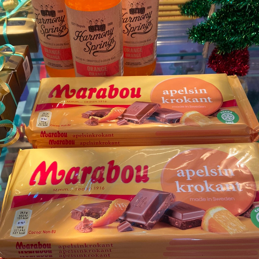 Marabou Orange Crisp Milk Chocolate