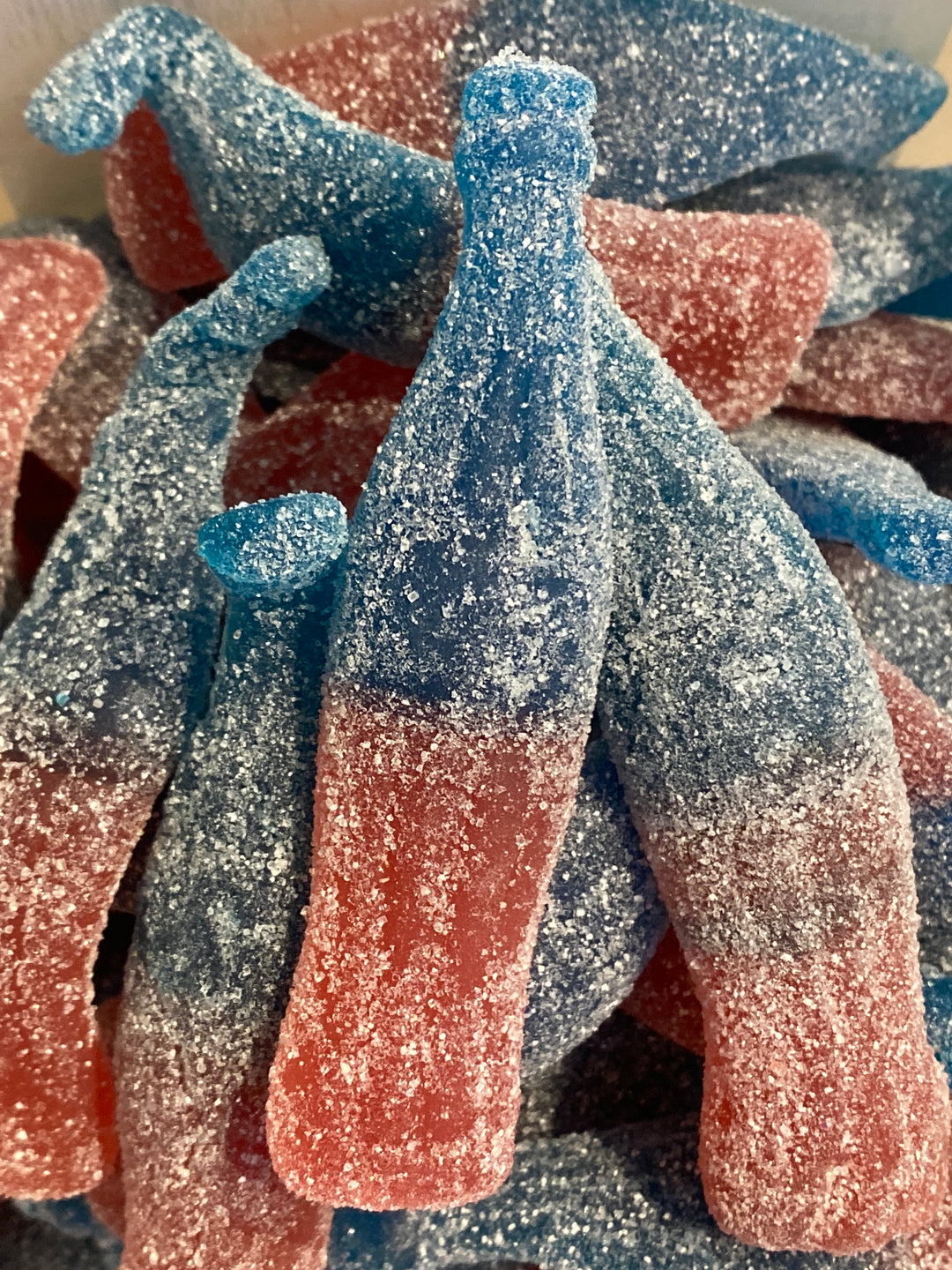 Sour Big Fizzy Bottles Bubblegum Pink and Blue