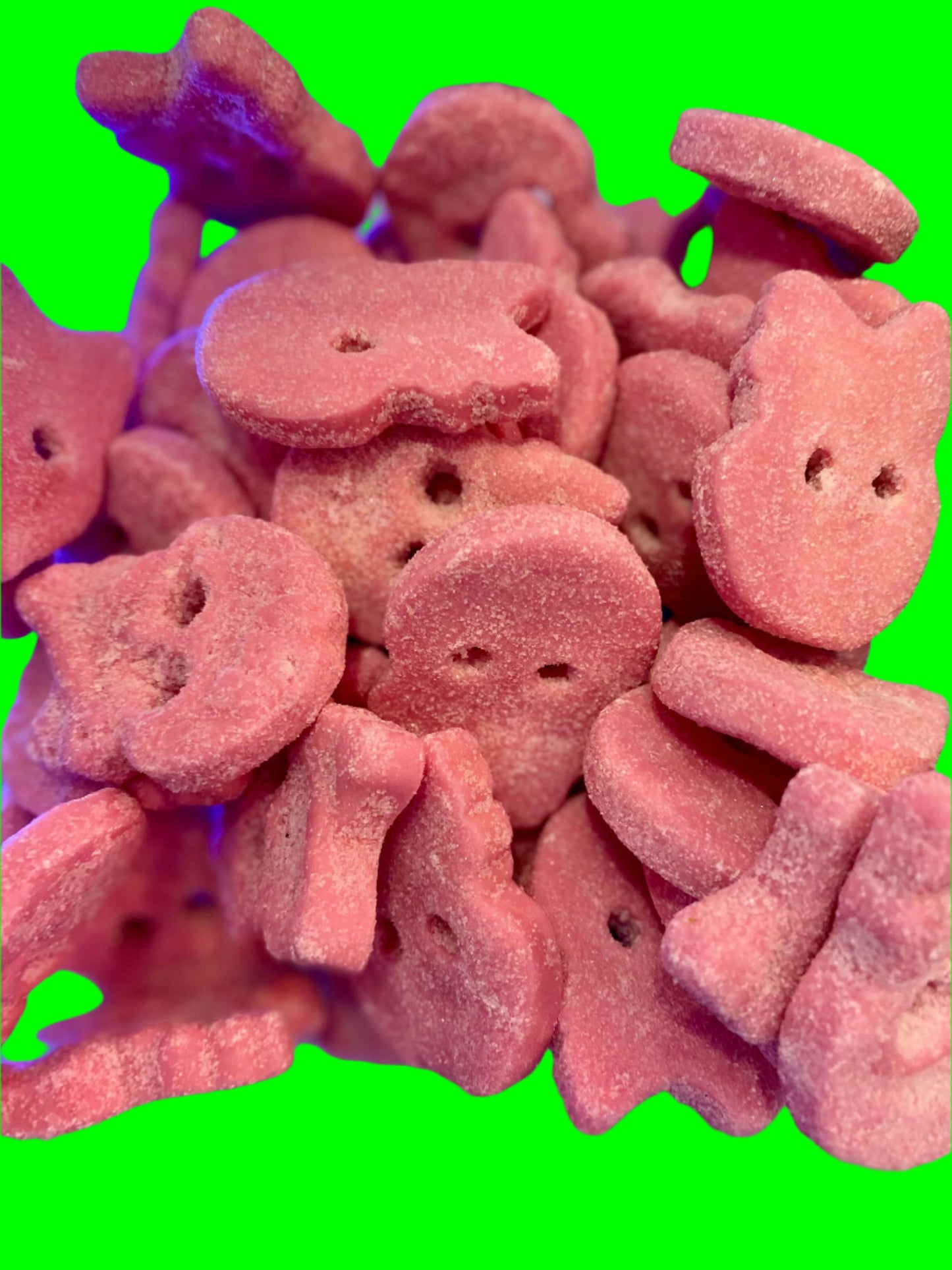 bubs raspberry sour skulls swedish candy