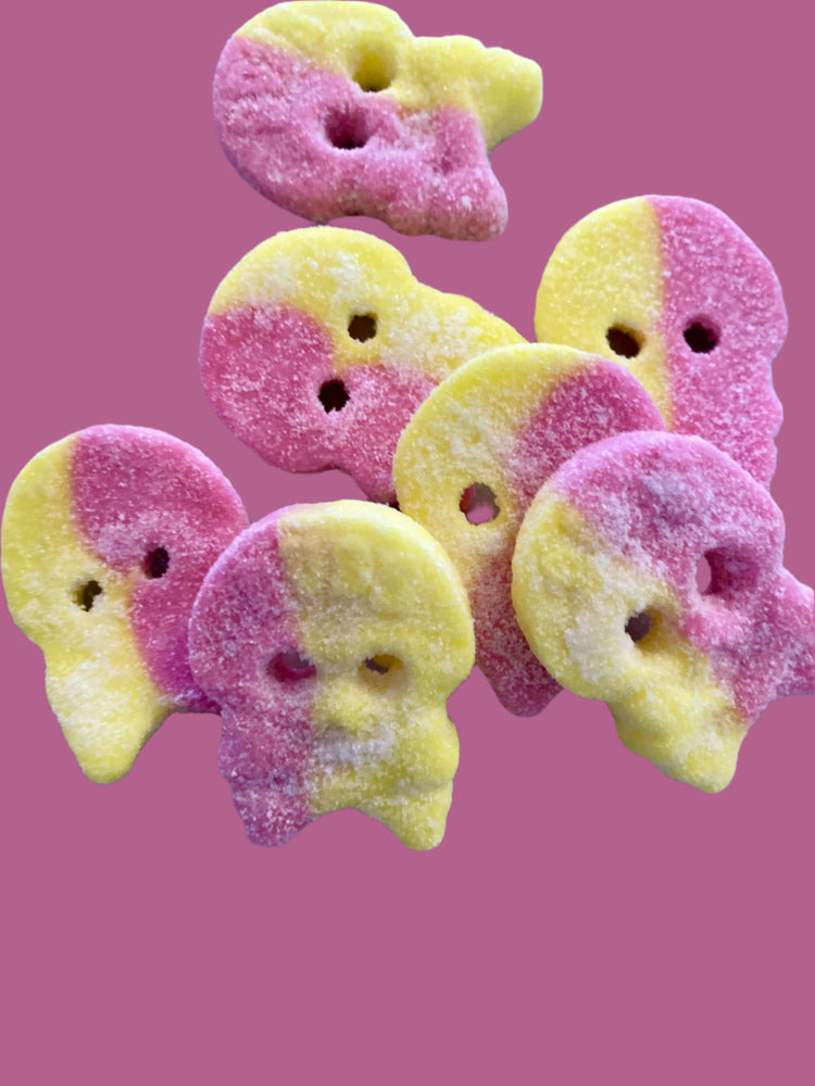 raspberry lemon bubs sour skulls 