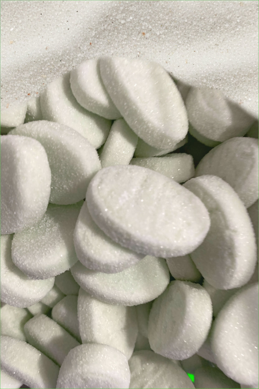bubs sour pear oval swedish candy boston