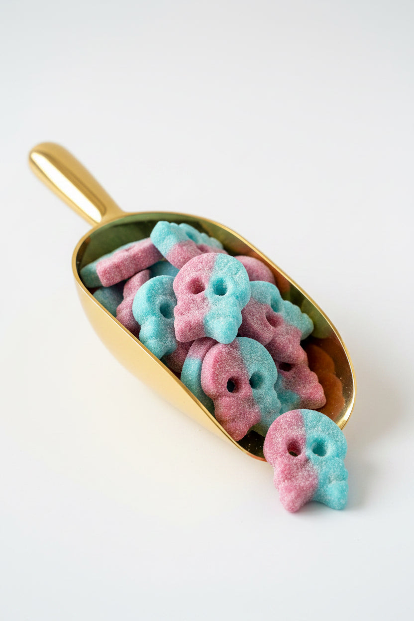 Sour bubs pink and blue swedish candy boston