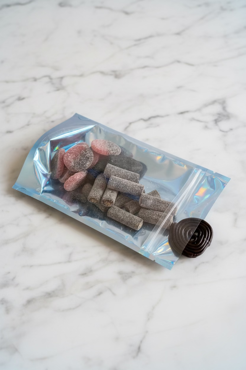 salty sweet Swedish licorice bonbon boston