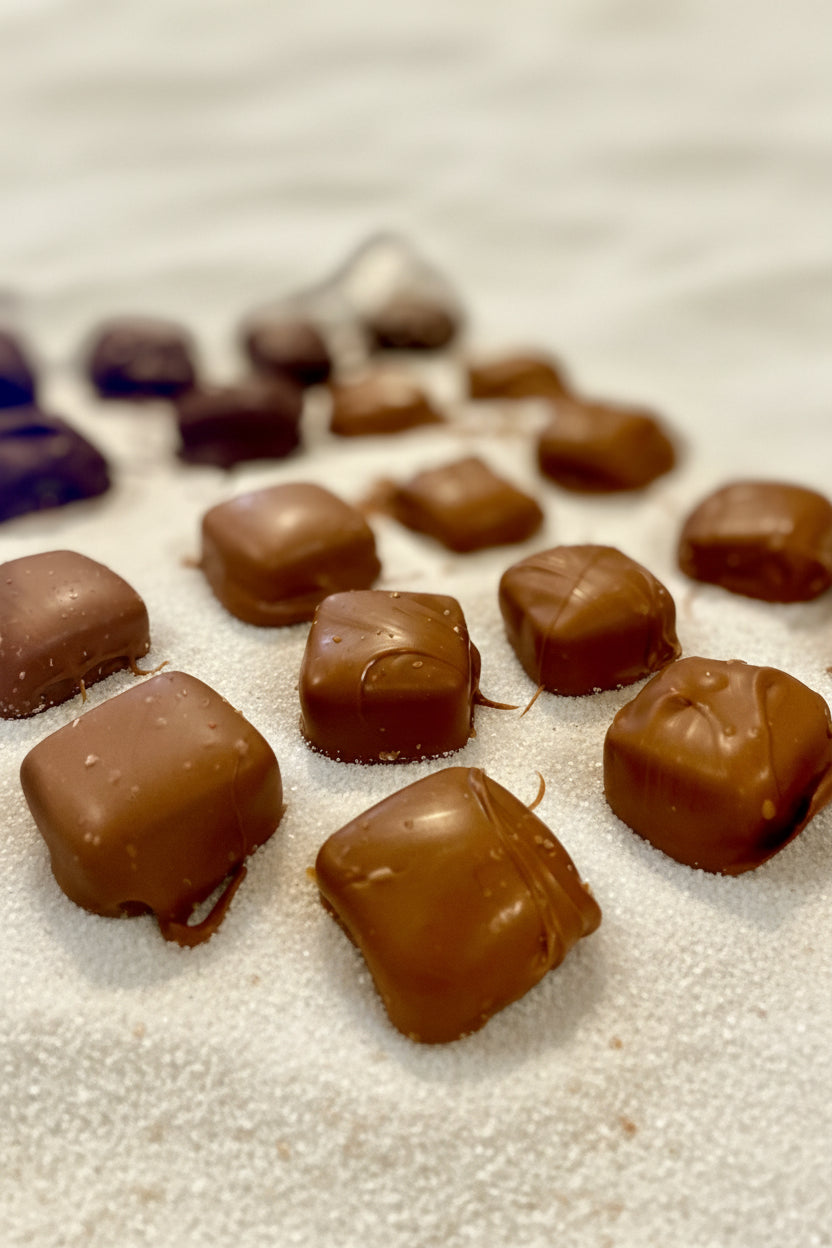 milk chocolate sea salt caramels 