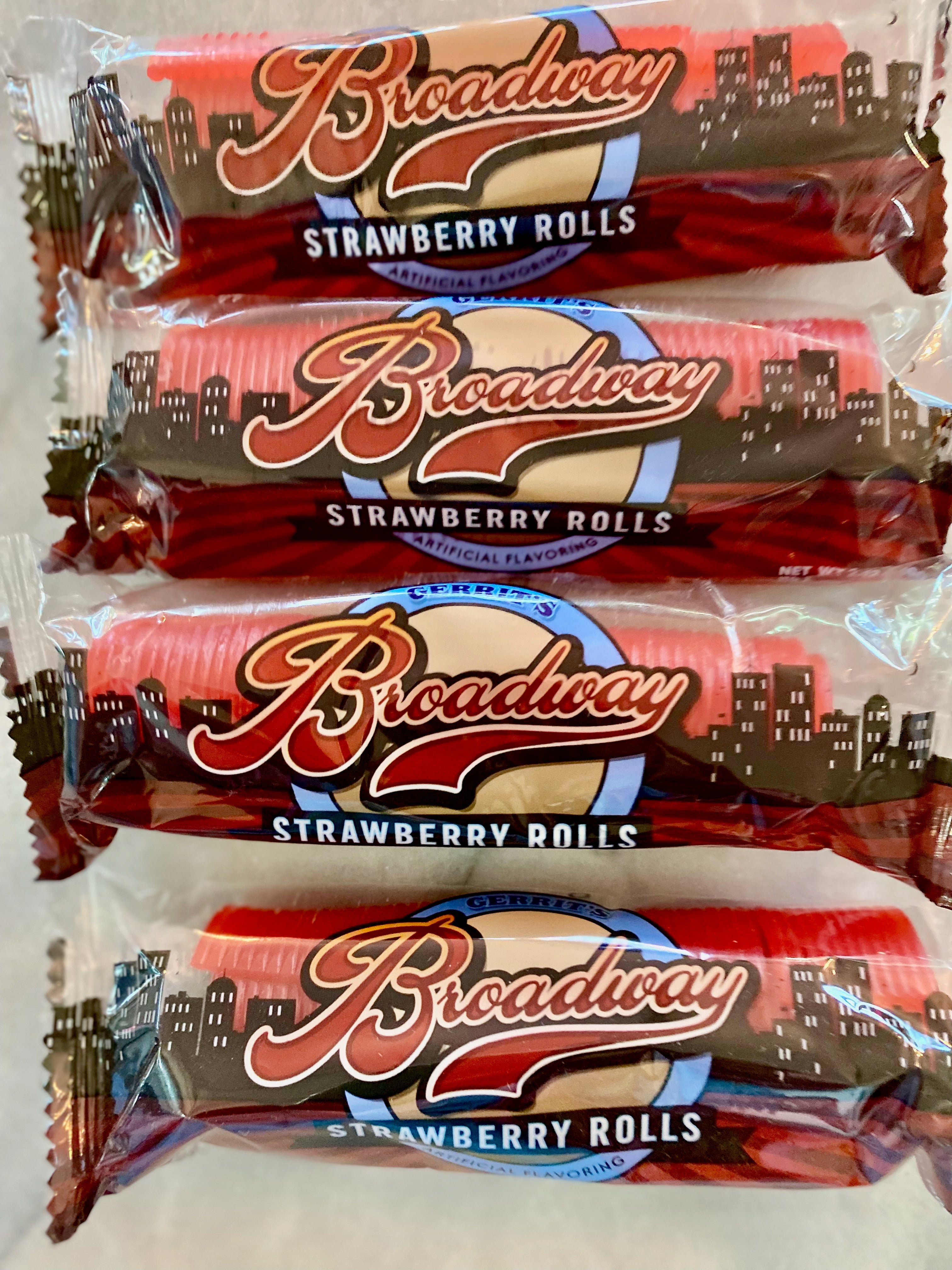 Broadway Strawberry Licorice Rolls 2-Pack – Nantasket Sweets By Swedes