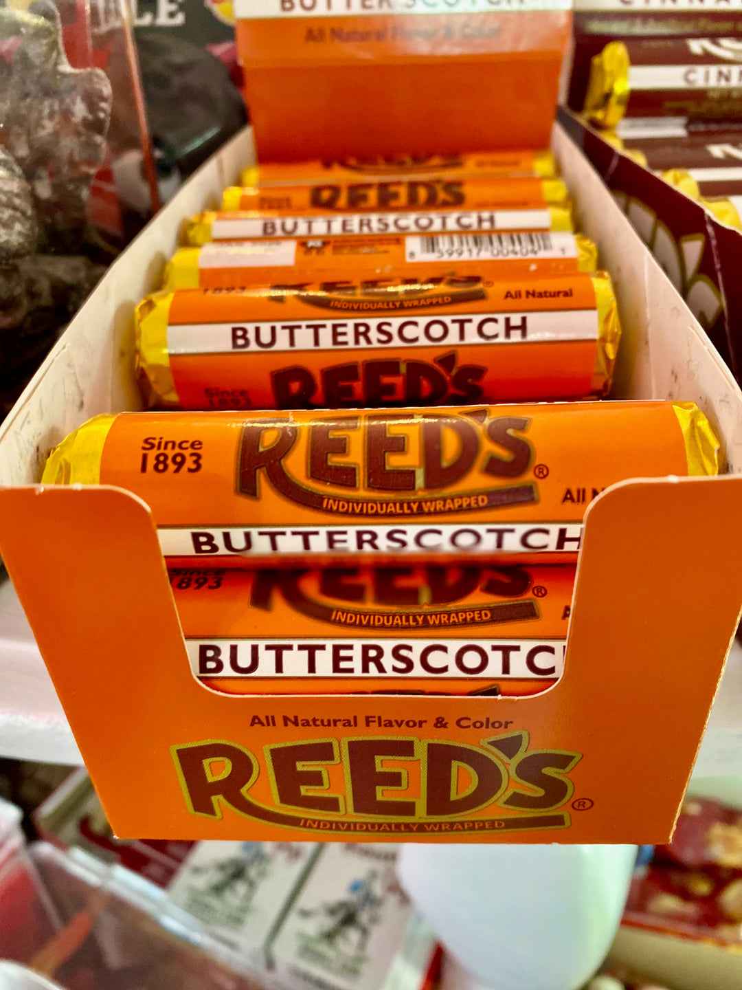 Reeds Butterscotch Candy 3 rolls Gluten Free