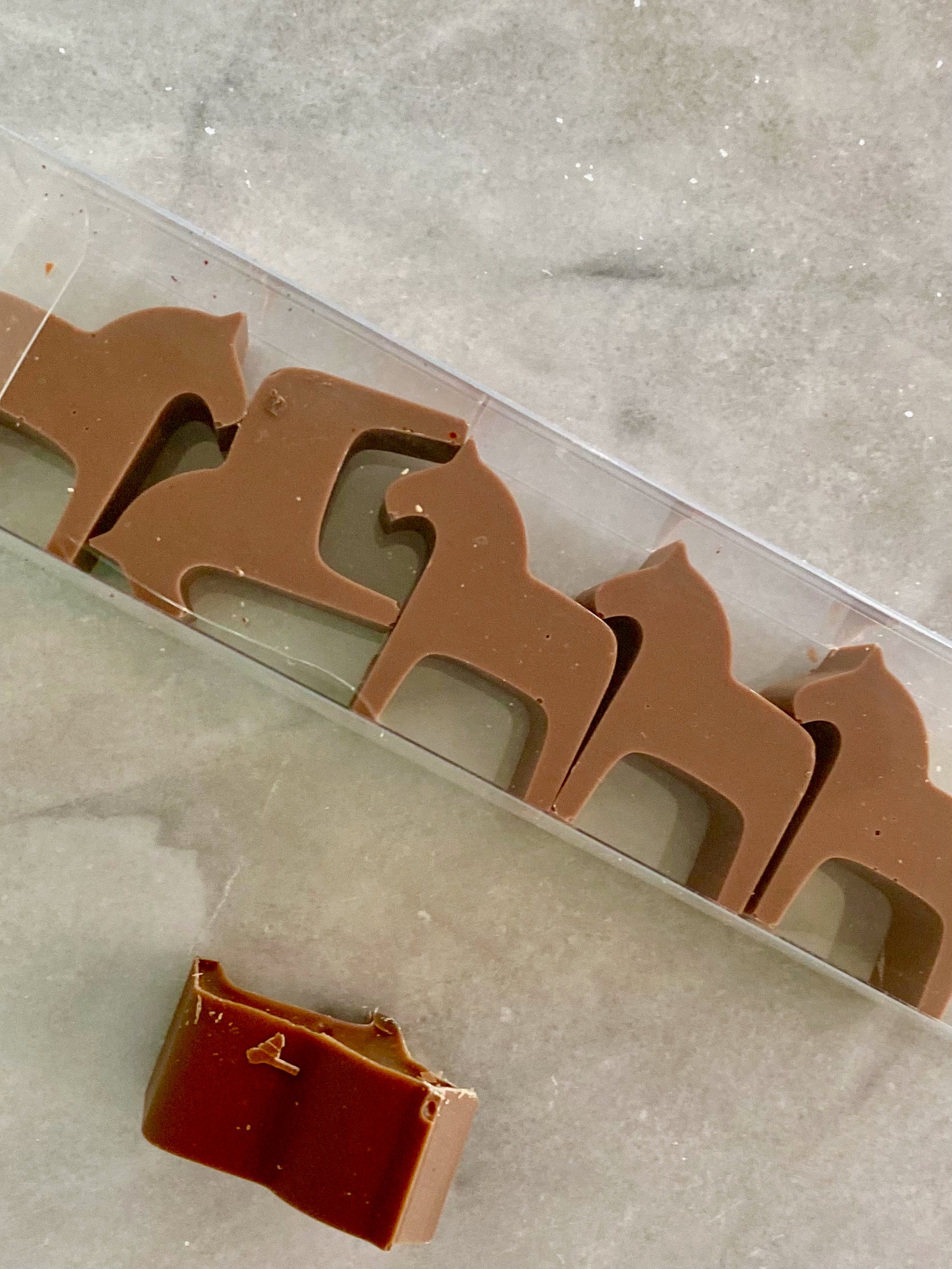 swedish dala horse chocolate gift box