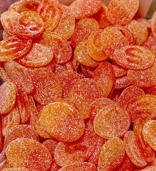 Sour Peach Oval S-Marke Swedish Candy