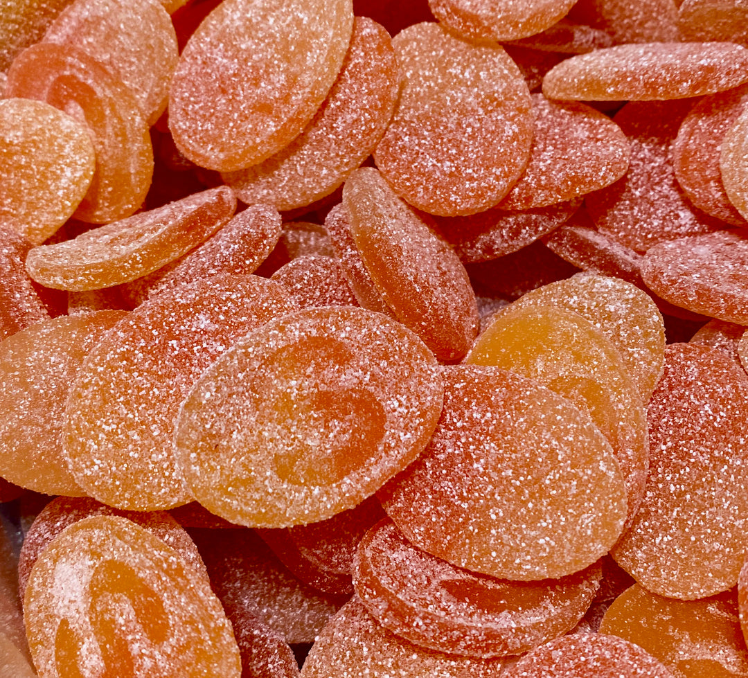 Sour Peach Oval S-Marke Swedish Candy
