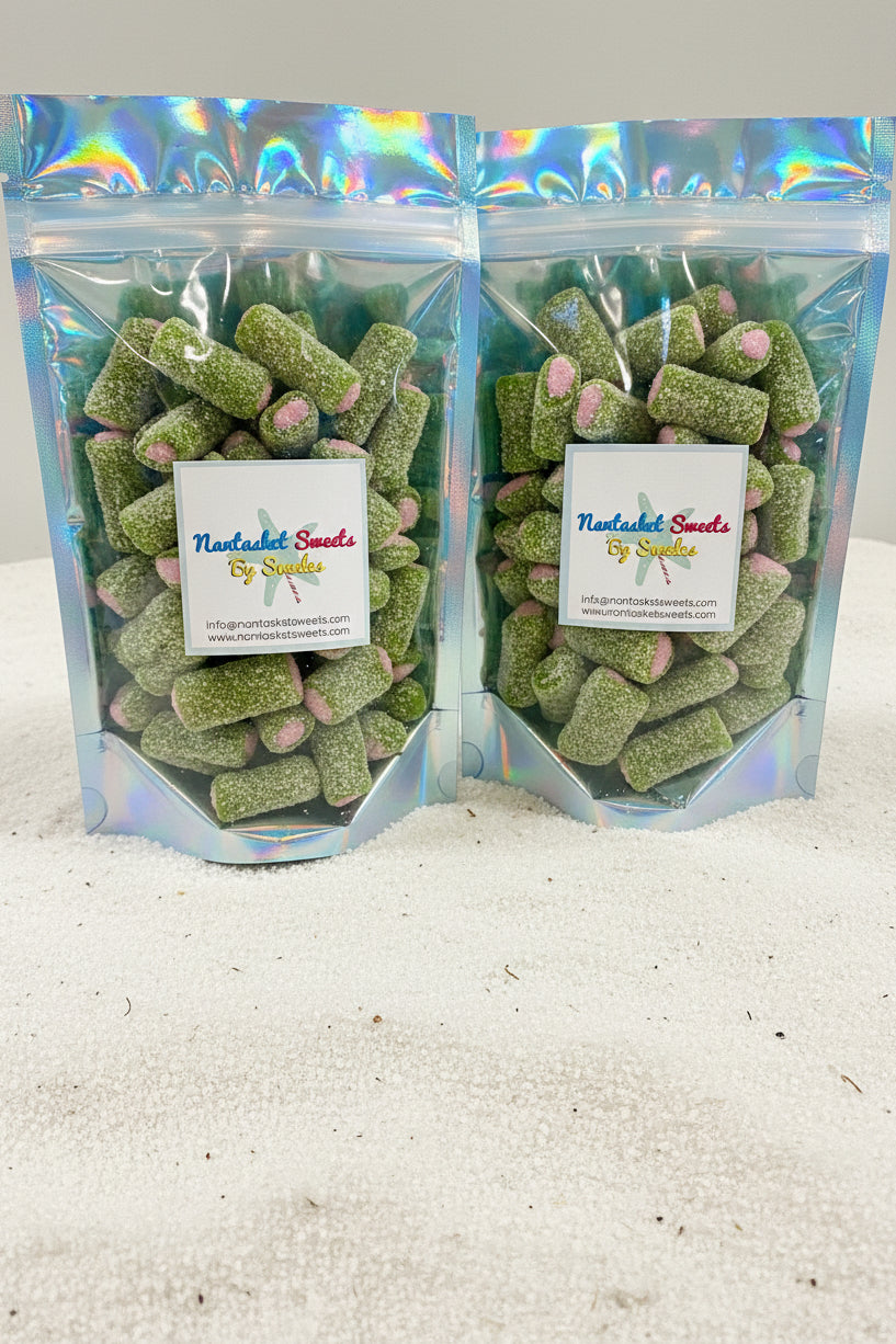 Sweets Rambo Rambo Watermelon Melon Logs with Creamy Raspberry Filling Swedish Cand ...