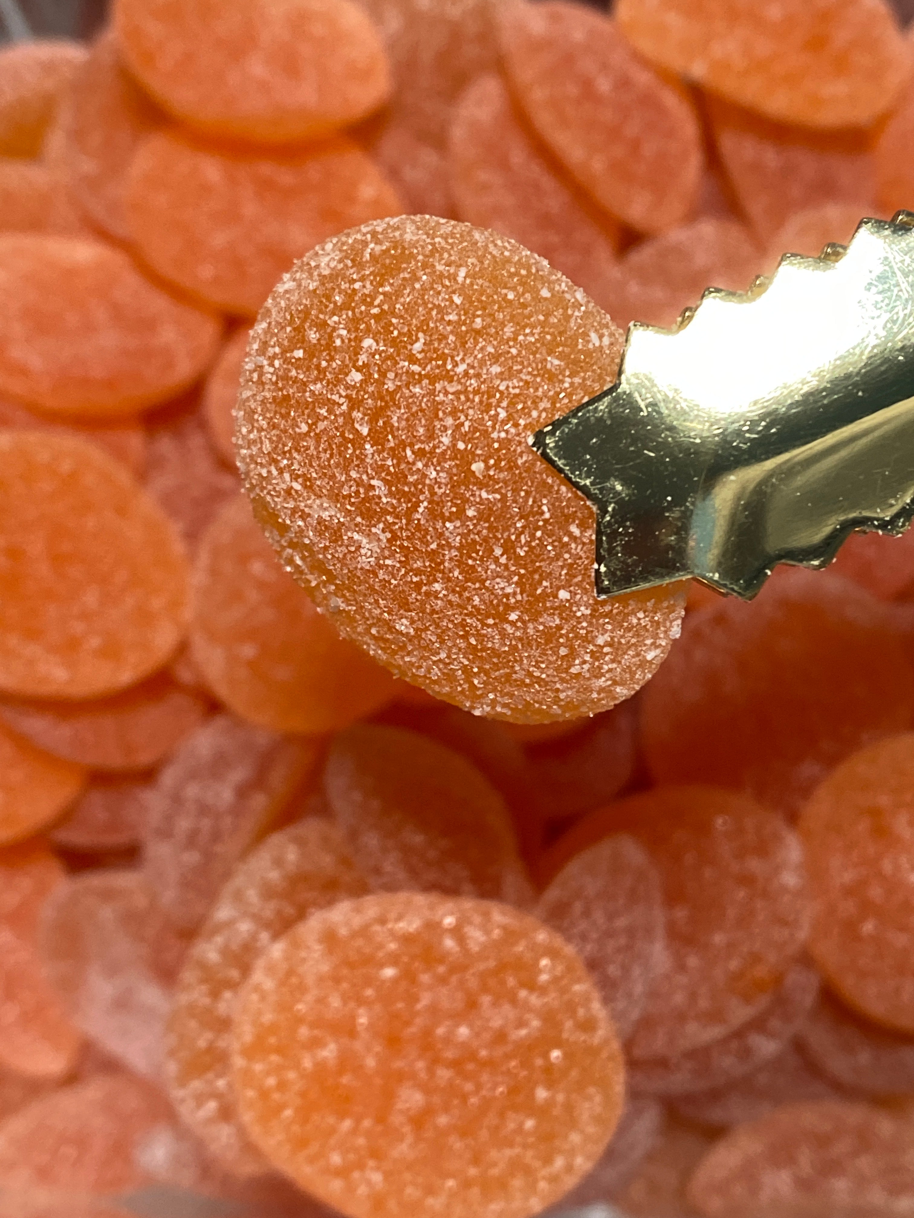 Sour Peach half dome AROMA Swedish Candy – Nantasket Sweets By Swedes