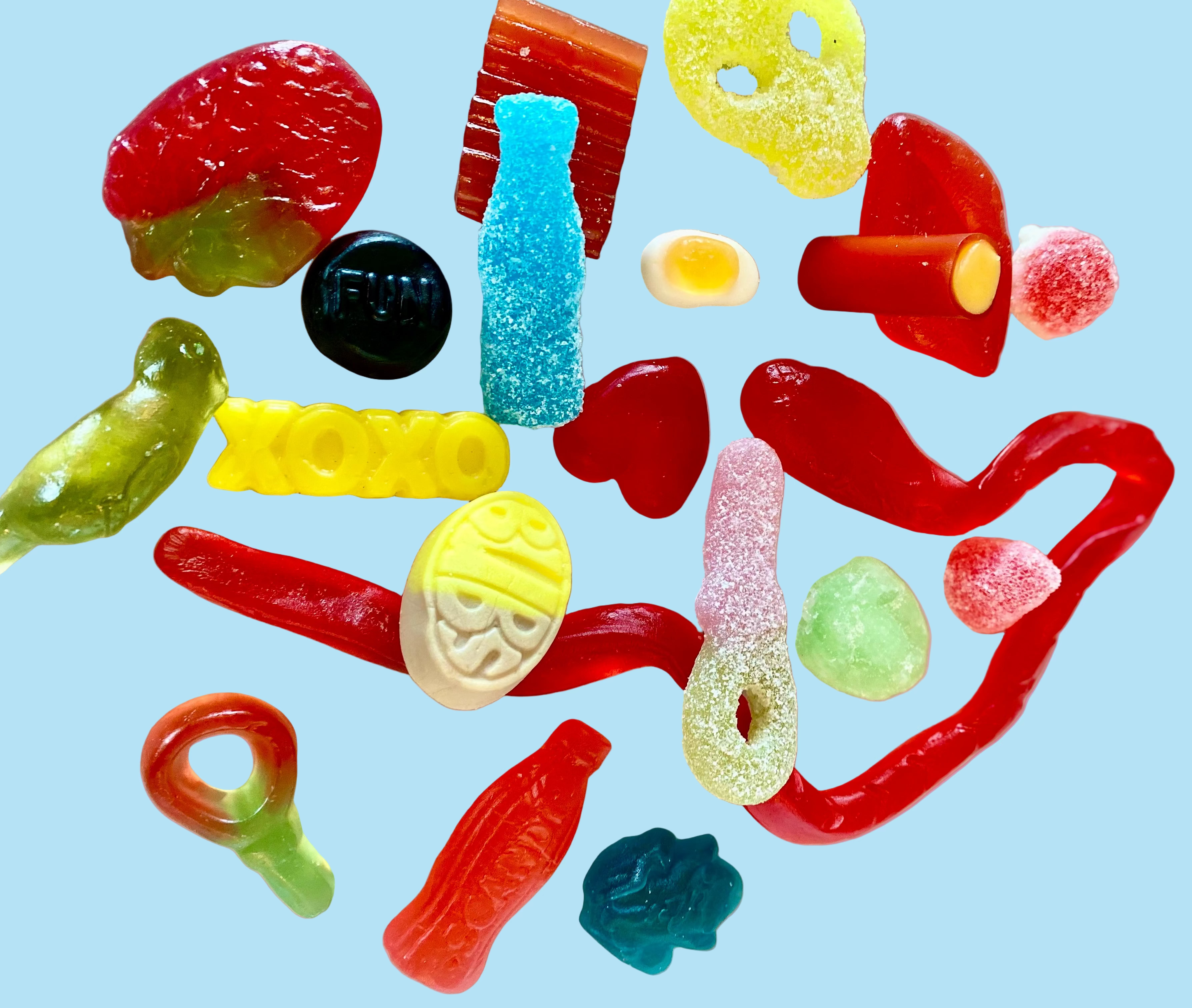 Swedish candy sweet and sour