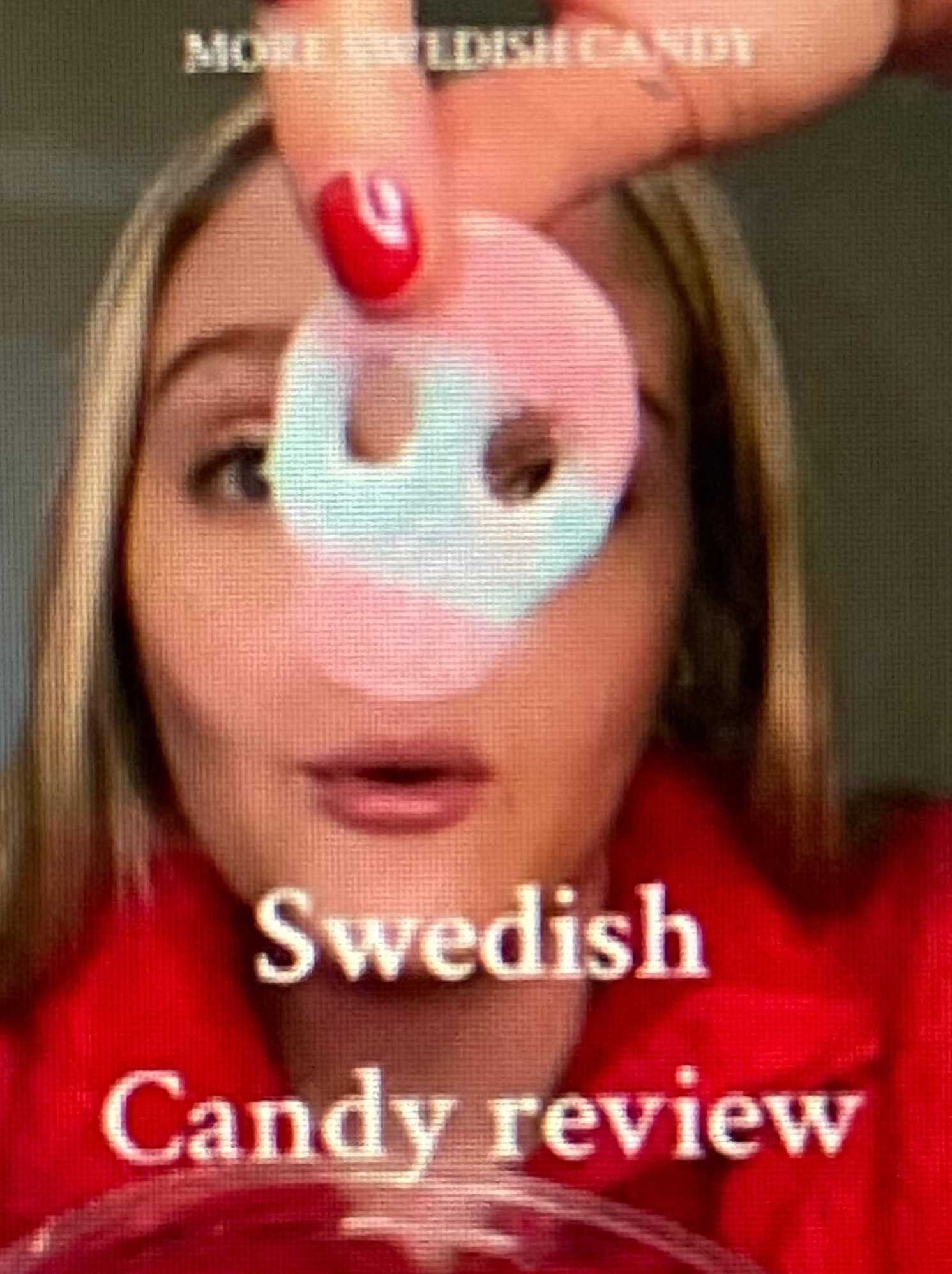 abigail testing sedish candy