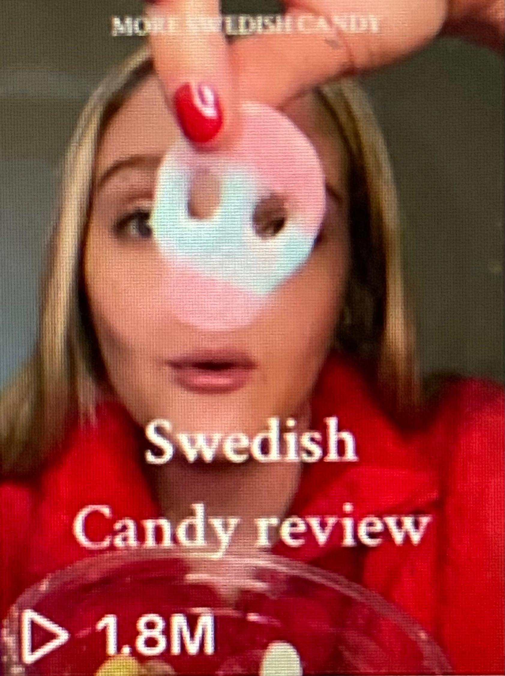 abigail testing sedish candy