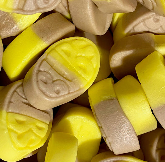 banana caramel bubs swedish candy boston