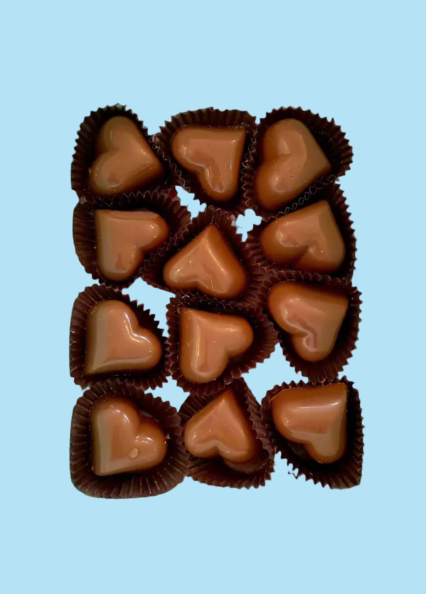 callebaut milk chocolate chocolate hearts giftbox