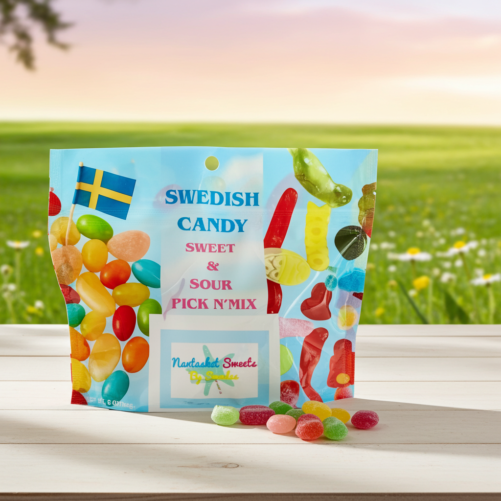 Swedish Candy Pick N' Mix Sour and Sweet packages 8oz