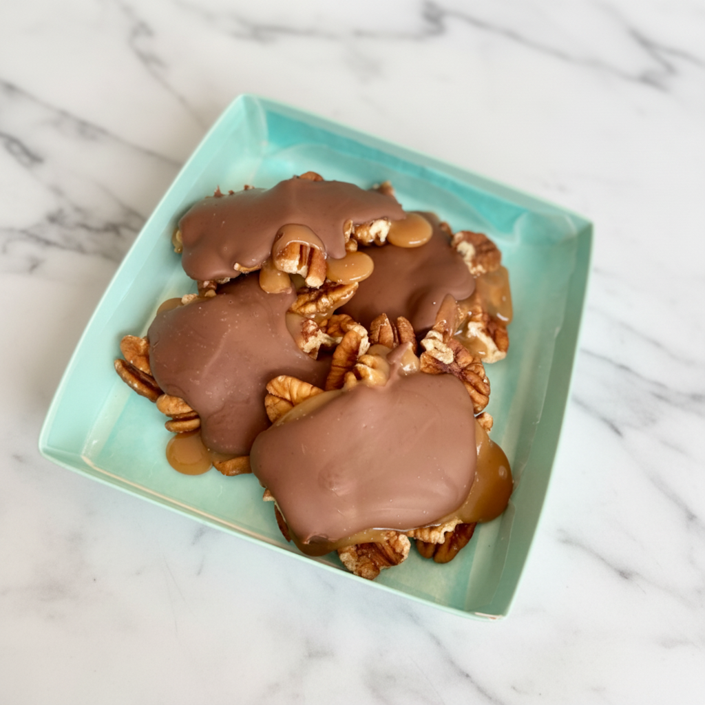pecan chocolate turtle candy