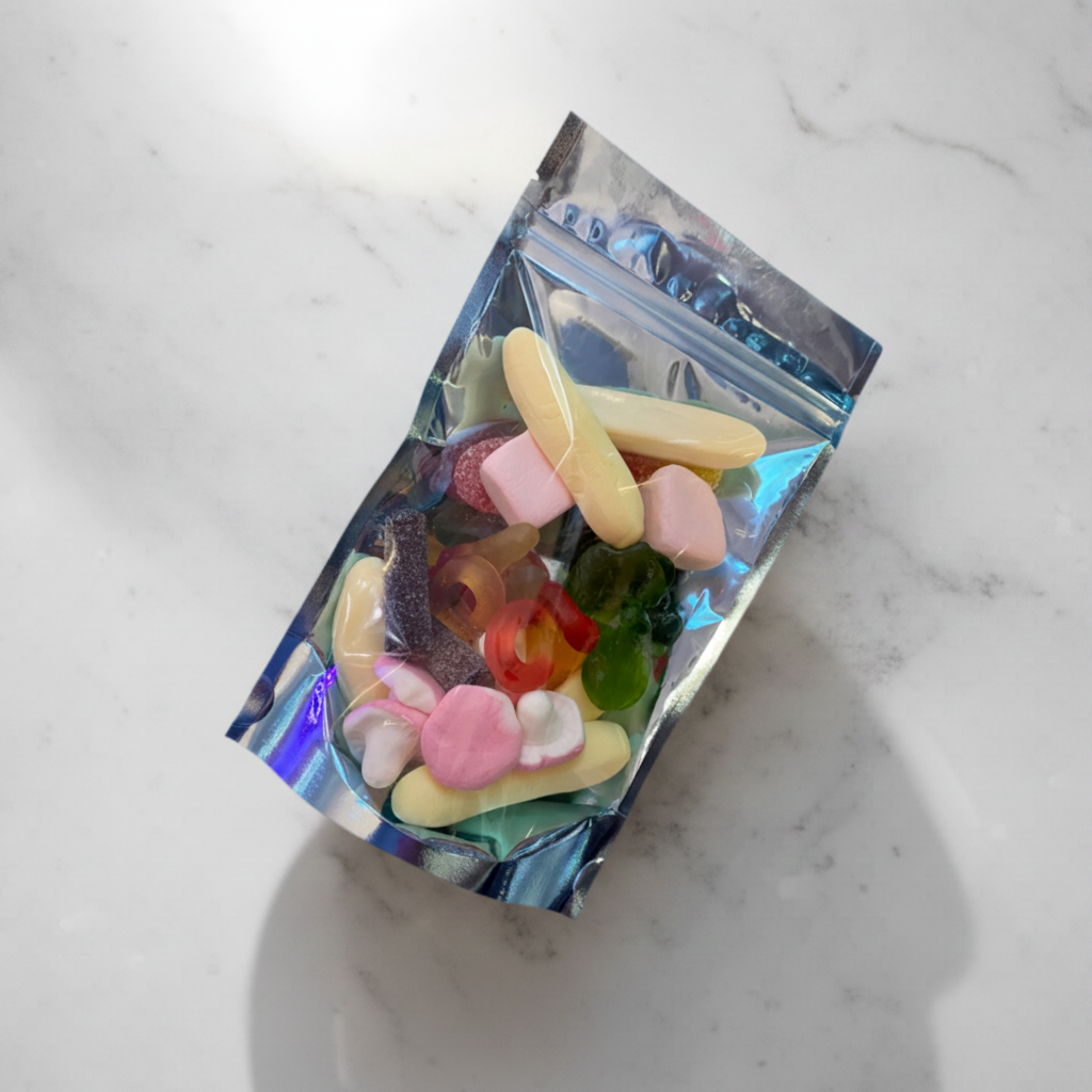typical swedish saturday candy bag