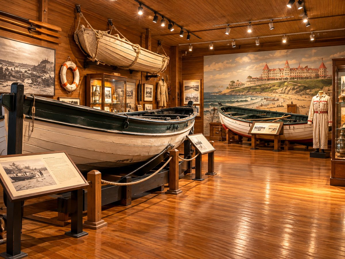 Hull Lifesaving Museum in a former U.S. Life-Saving Station