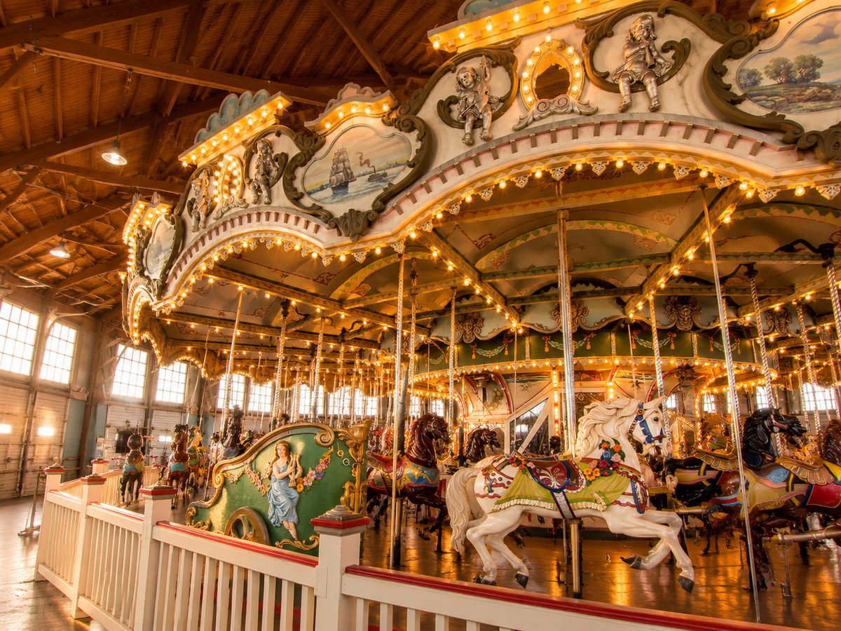 Paragon Carousel in Hull, Massachusetts