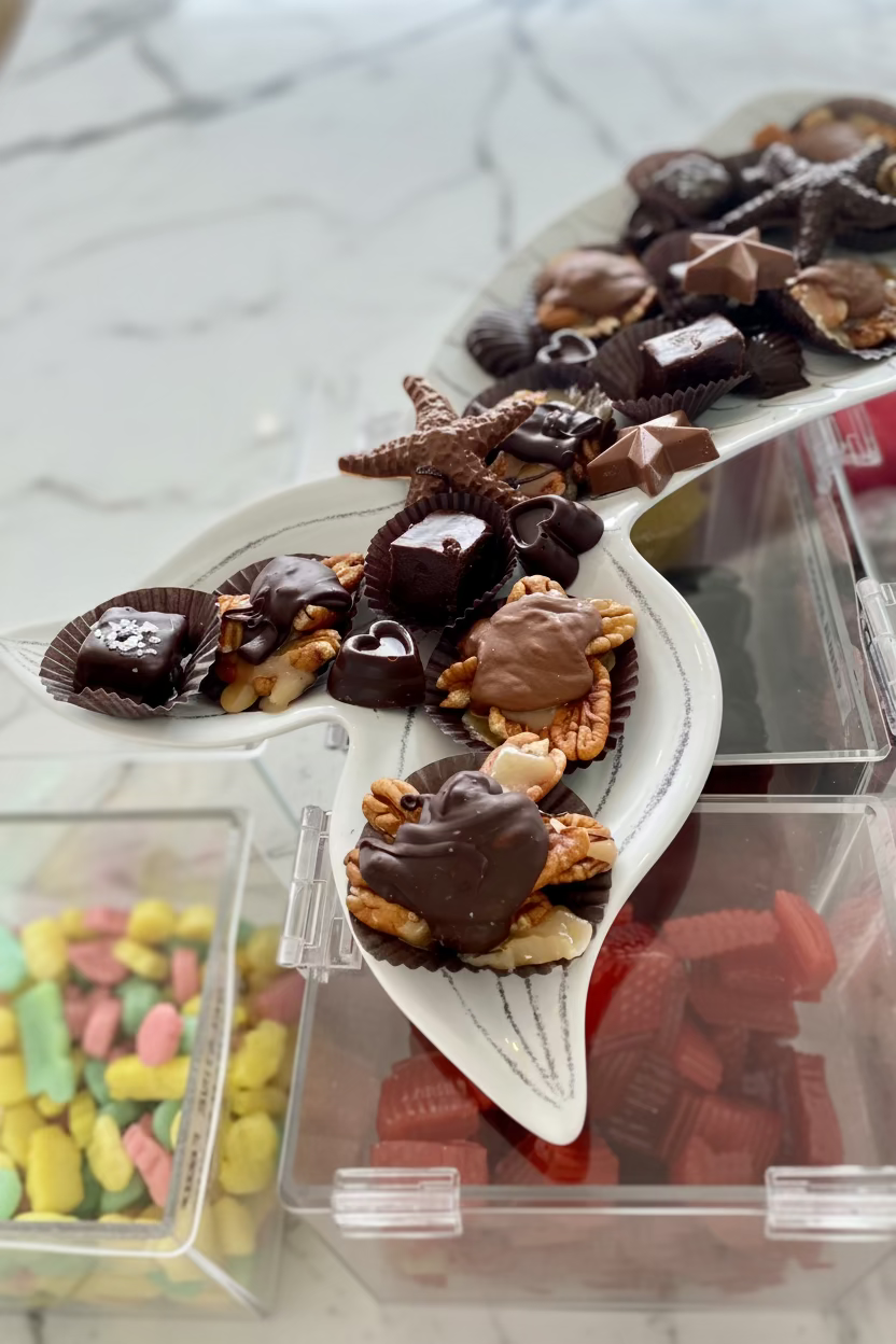 swedish candy shop chocolate buffe