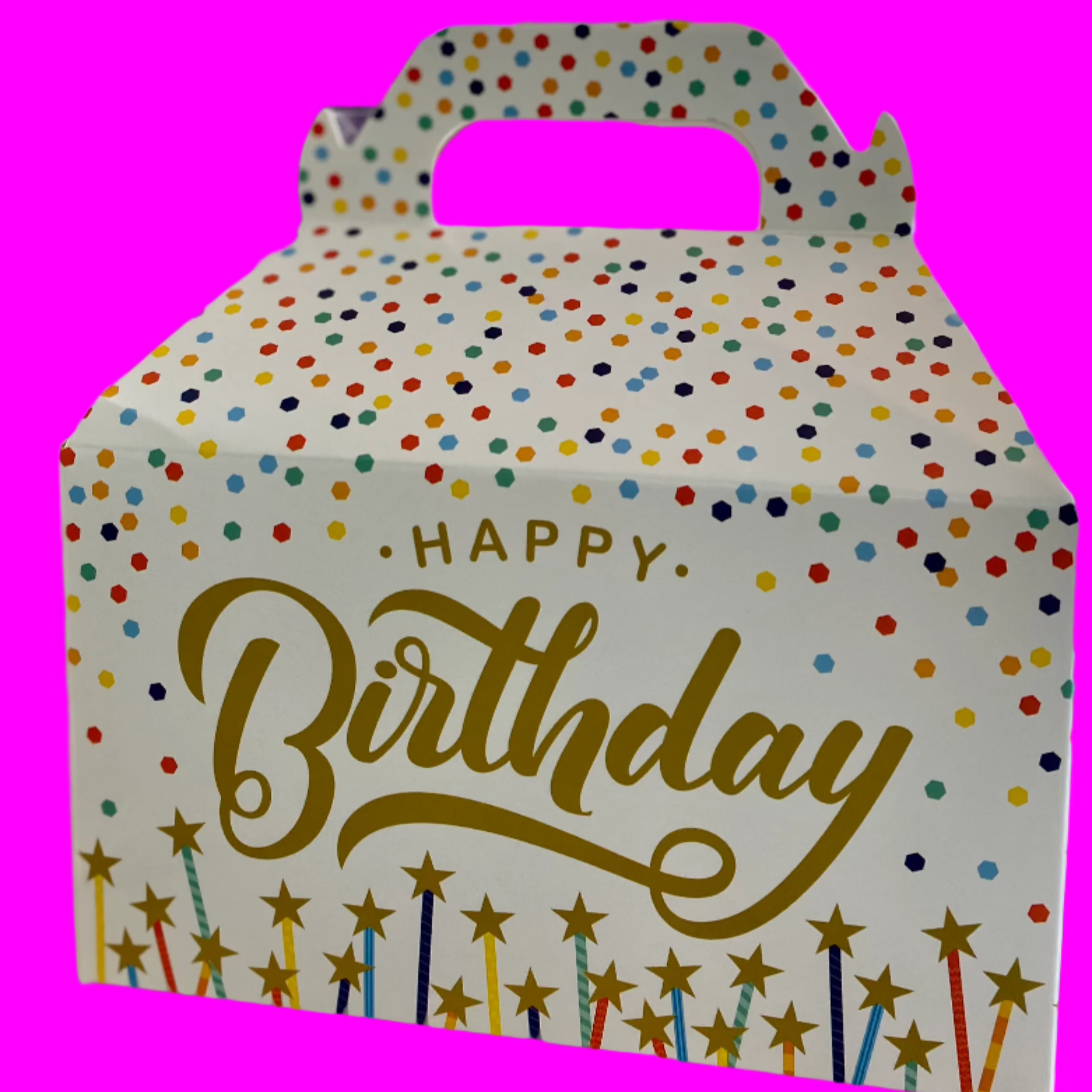 happy birthday swedish candy box