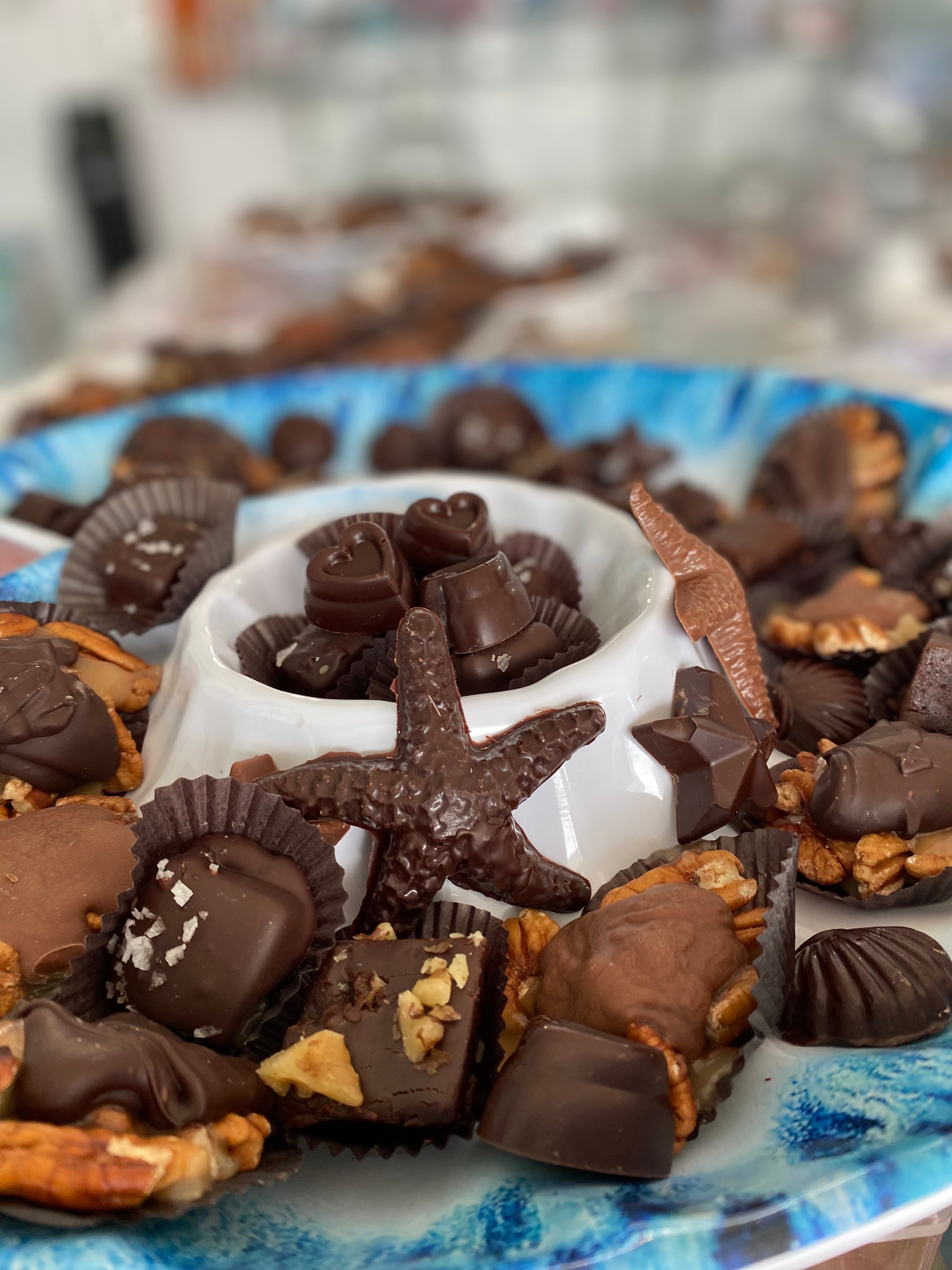 chocolate buffet chocolatier valrhona callebaut