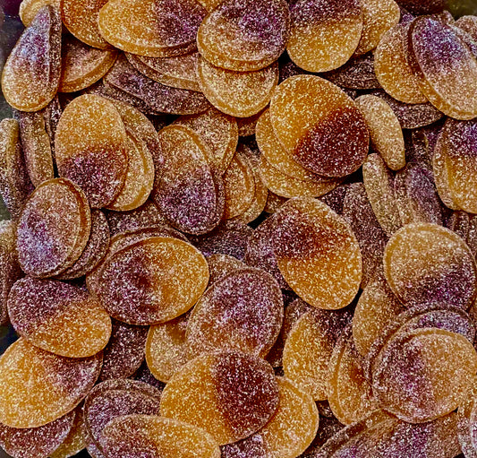 Sour Peach Cola Ovals S Marke Swedish Candy