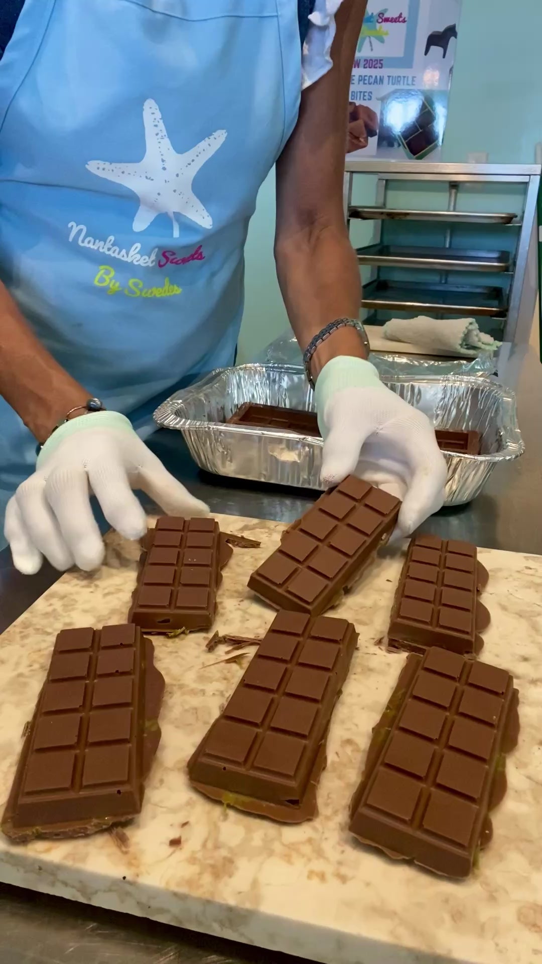 Dubai Chocolate Bar (2) Nantasket Sweet By Swedes made from scratch in small batches