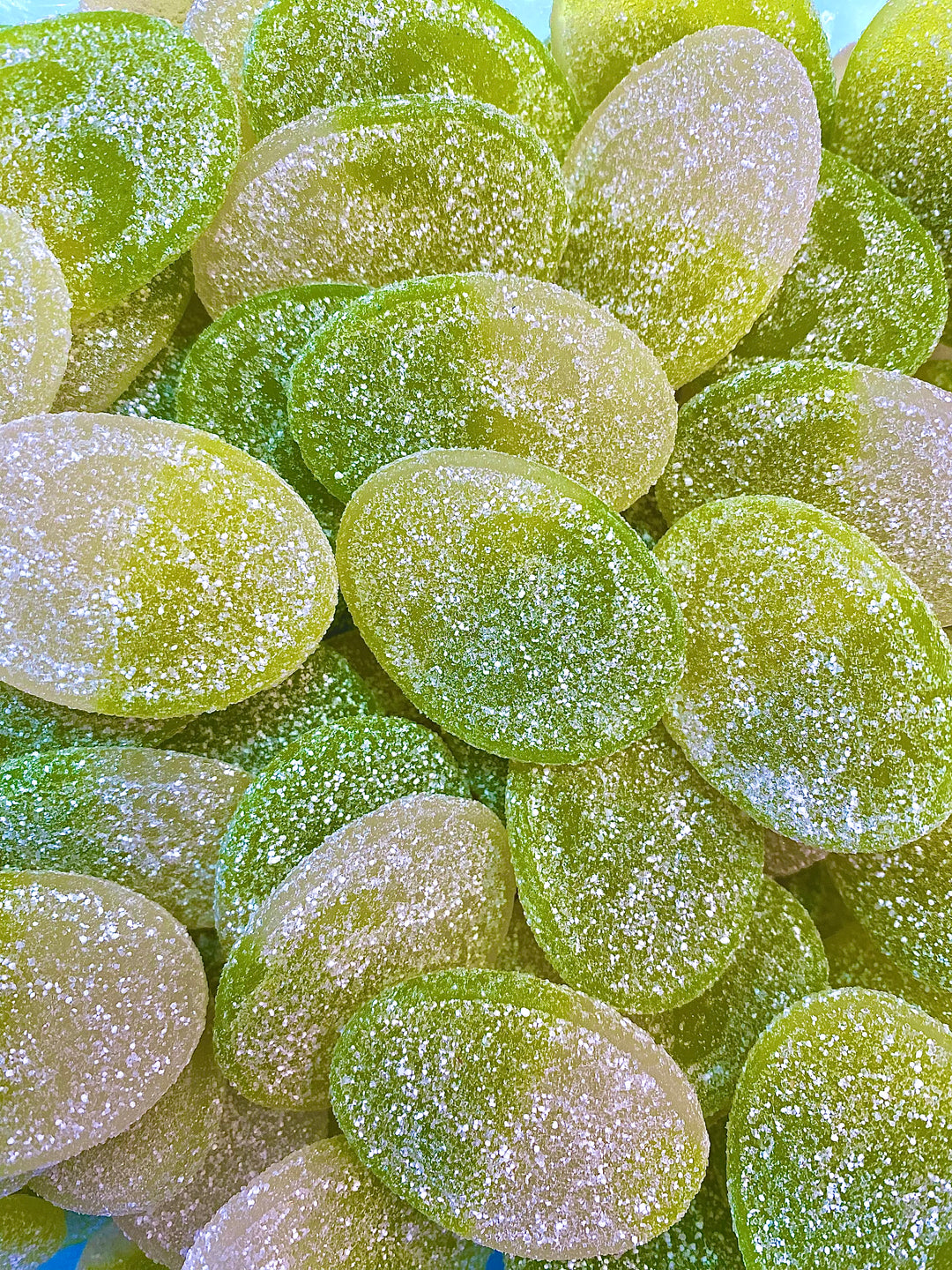 sour ovals apple swedish candy