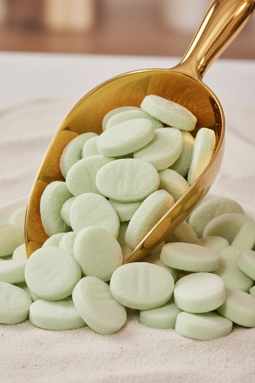 bubs sour pear ovals swedish candy