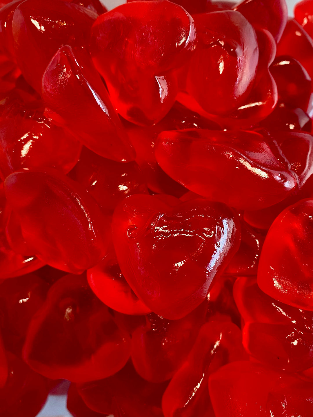 Jelly Strawberry Candy Hearts Swedish Candy GLUTEN FREE