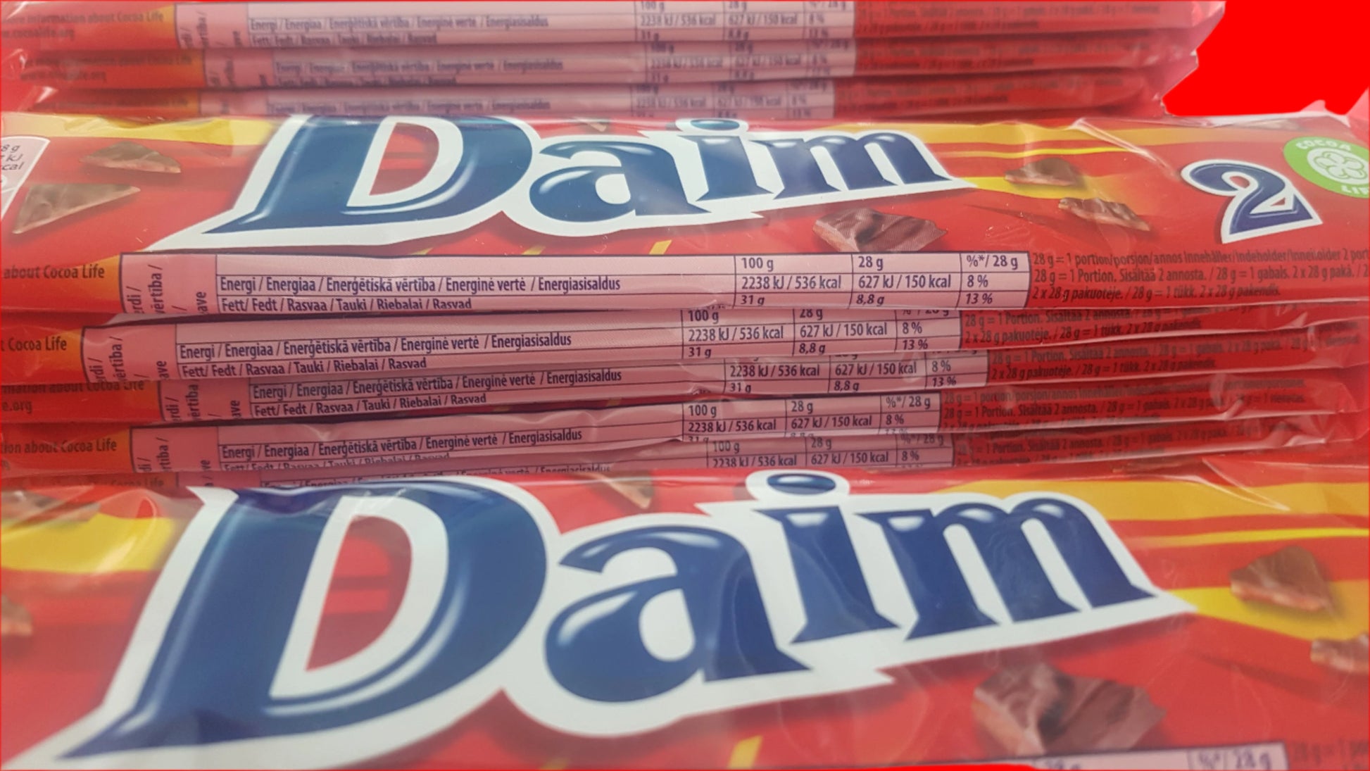 daim chocolate swedish candy