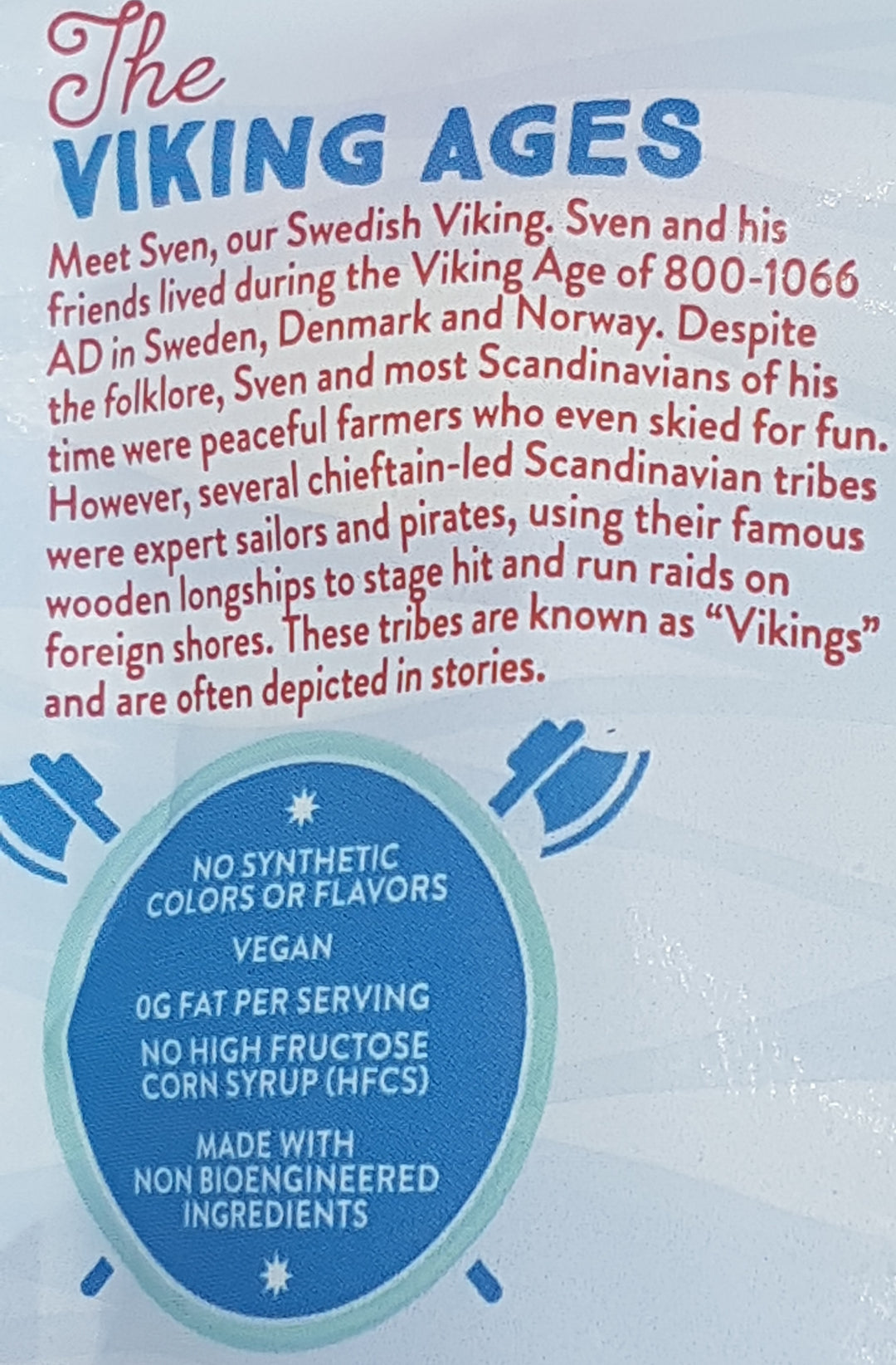 Sour Viking VEGAN 4oz GLUTEN FREE, GELATIN FREE