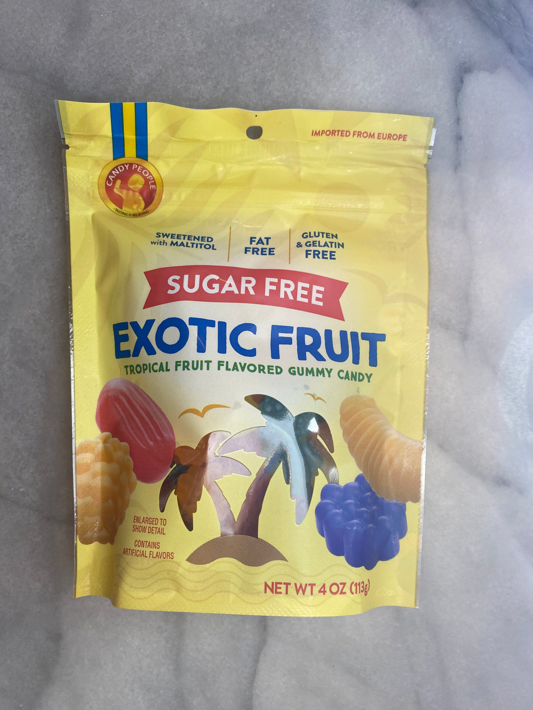 Sugar Free Exotic fruits 4 oz GLUTEN FREE, GELATIN FREE
