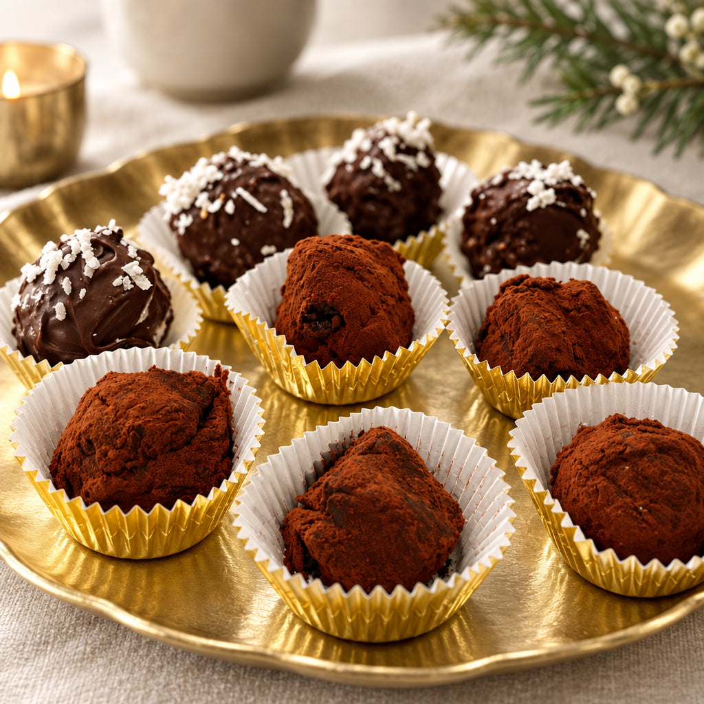 handmade truffles valrhona chocolate 